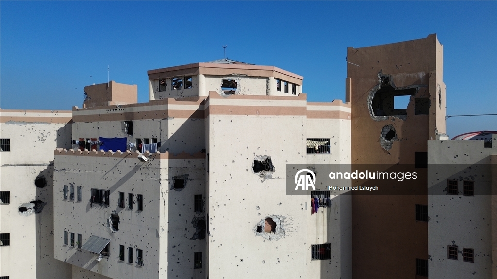 Бывшая тюрьма в Хан-Юнусе стала убежищем для палестинцев