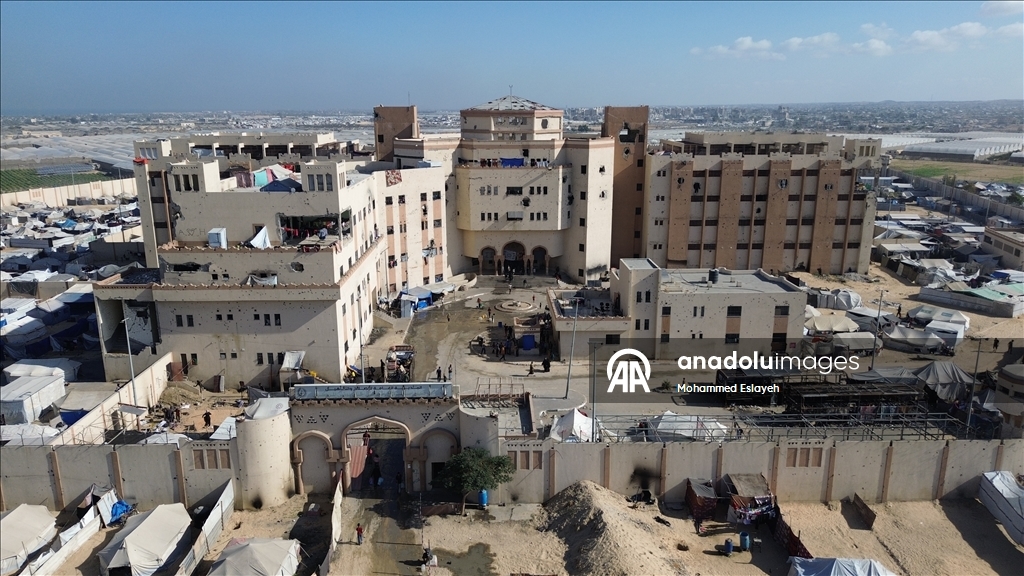 Бывшая тюрьма в Хан-Юнусе стала убежищем для палестинцев