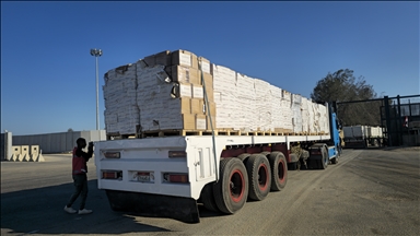 Гуманитарные грузы продолжают поступать в Газу