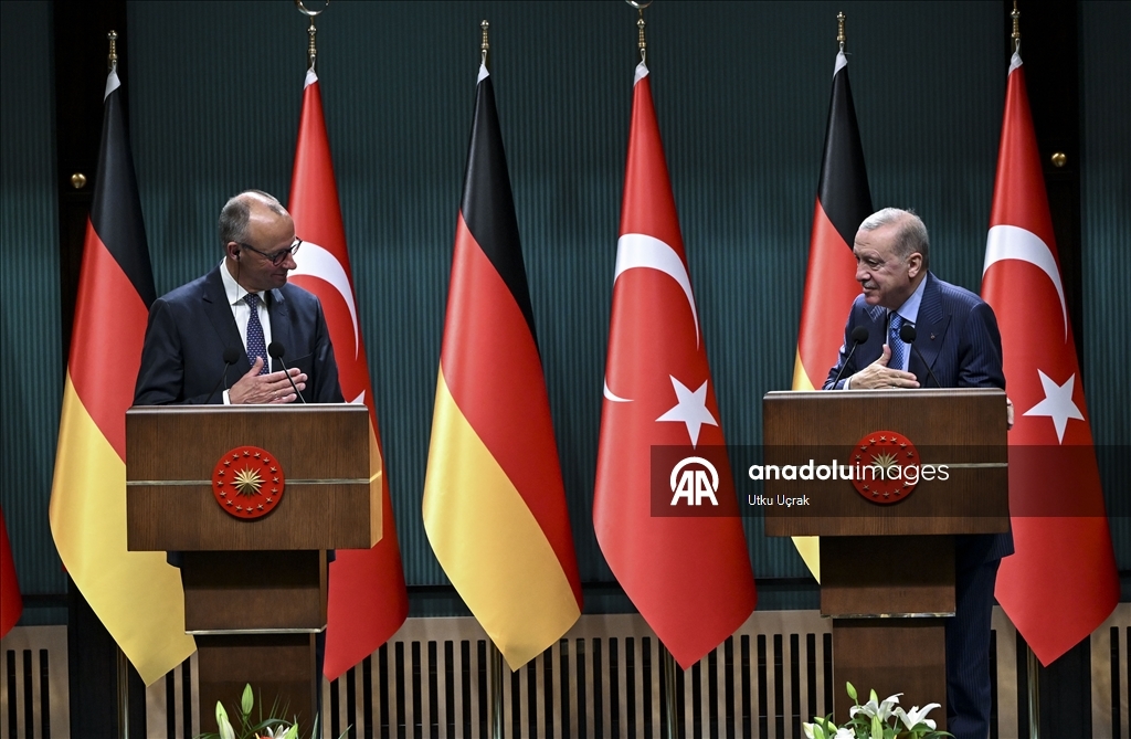 Cumhurbaşkanı Erdoğan ve Almanya Başbakanı Merz, ortak basın toplantısı düzenledi