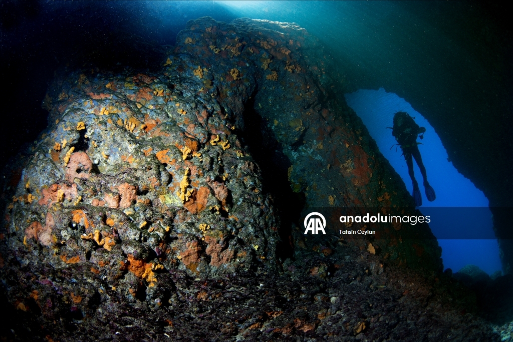 Голубые глубины Чешме привлекают дайверов