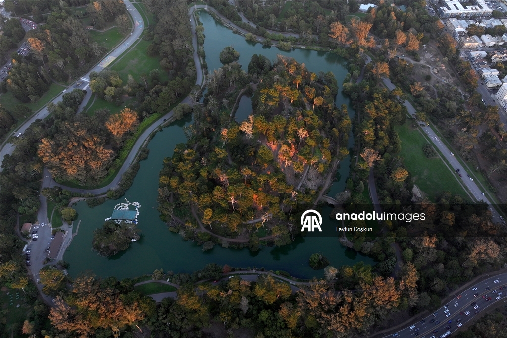 Закаты в Калифорнии создают прекрасные пейзажи