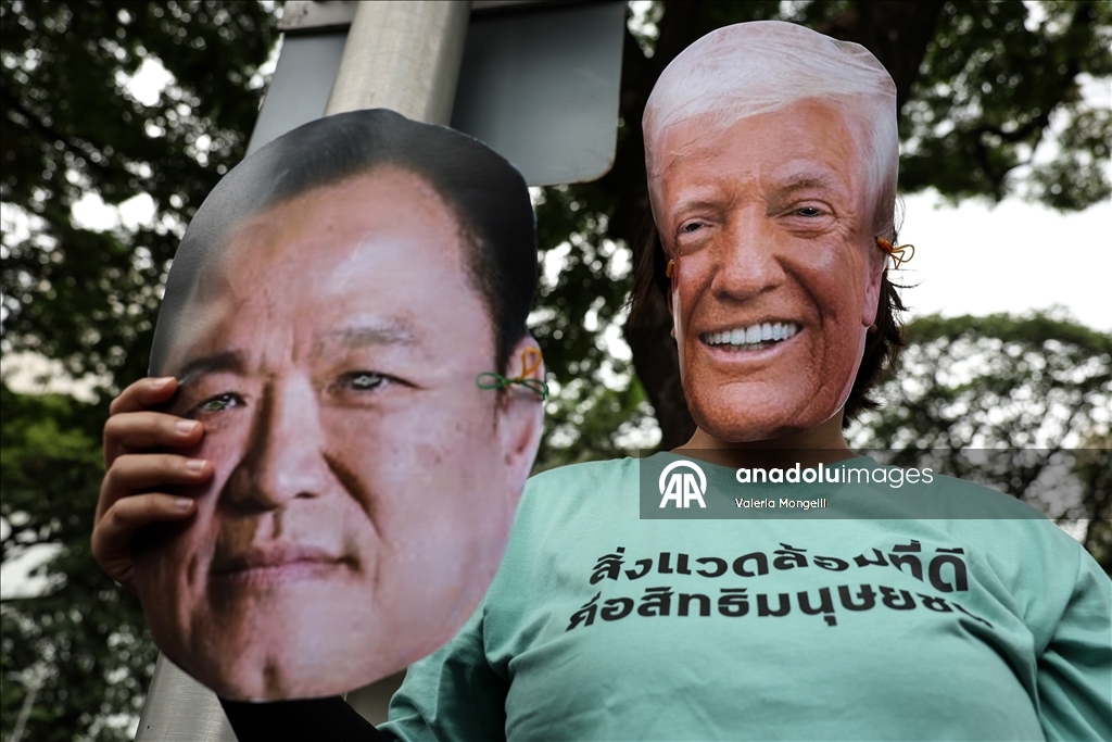 Protest against Agreement on Rare Earth Minerals between Thailand and the U.S.