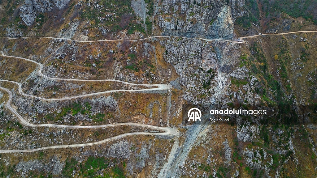 "Derebaşı Virajları" sonbahar renklerine büründü