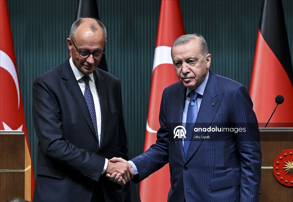 Cumhurbaşkanı Erdoğan ve Almanya Başbakanı Merz, ortak basın toplantısı düzenledi