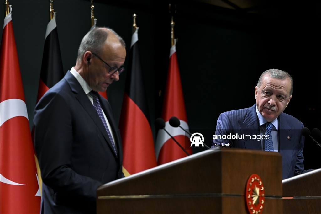 Cumhurbaşkanı Erdoğan ve Almanya Başbakanı Merz, ortak basın toplantısı düzenledi