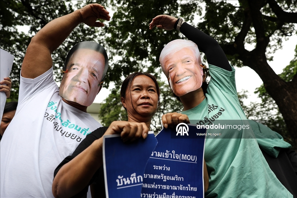 Protest against Agreement on Rare Earth Minerals between Thailand and the U.S.