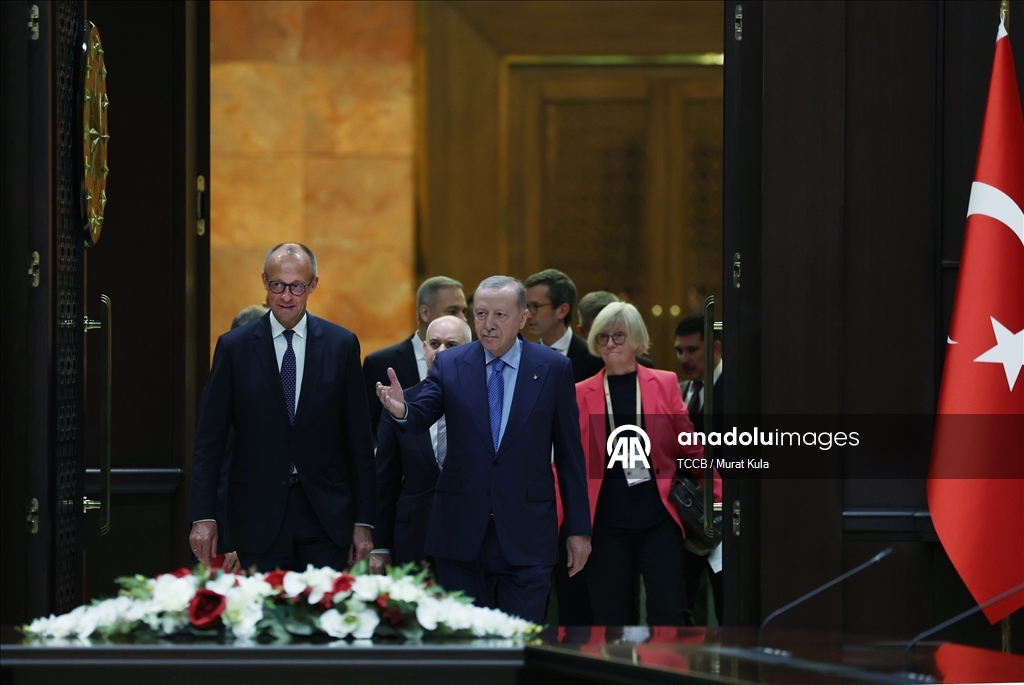 Cumhurbaşkanı Erdoğan ile Almanya Başbakanı Merz, heyetler arası görüşmeye başkanlık yaptı