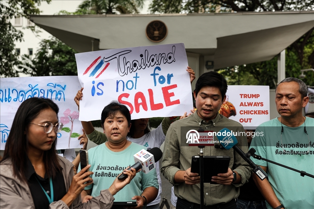 Protest against Agreement on Rare Earth Minerals between Thailand and the U.S.