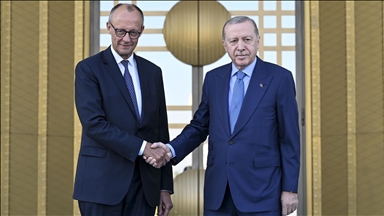 Cumhurbaşkanı Erdoğan, Almanya Başbakanı Merz'i resmi törenle karşıladı