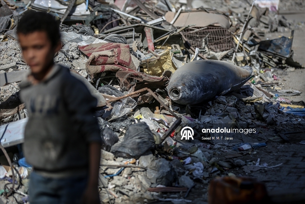 В Газе неразорвавшиеся боеприпасы представляют угрозу 7