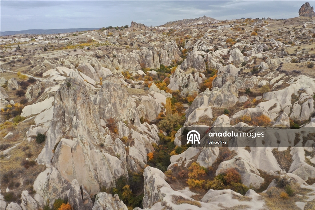 Осенние пейзажи украсили Каппадокию