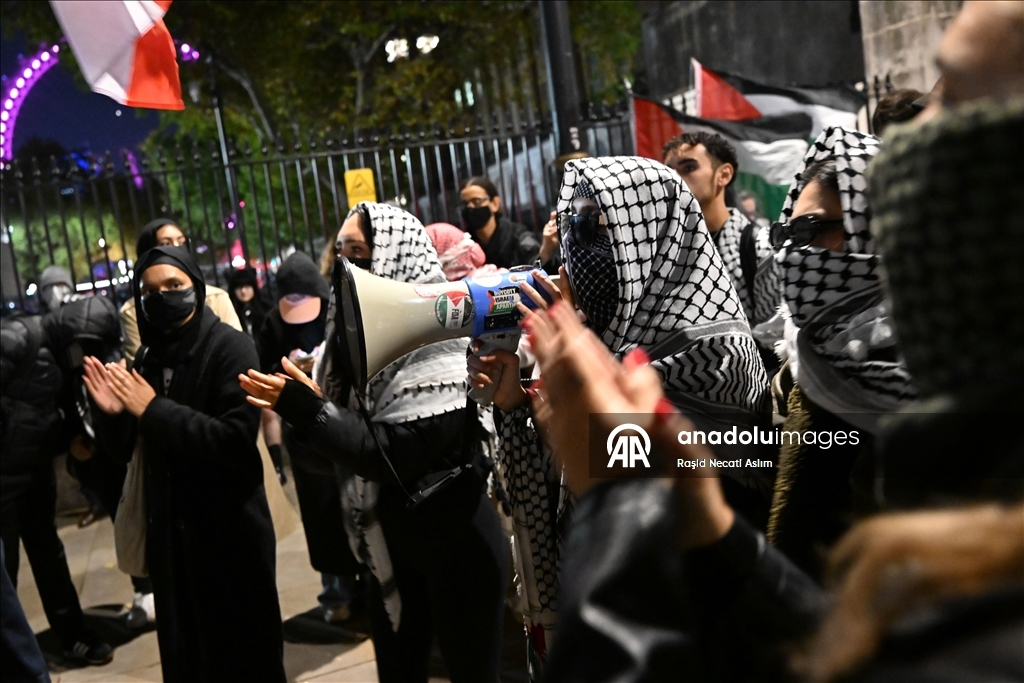 В Лондоне прошла акция против израильских атак на Газу