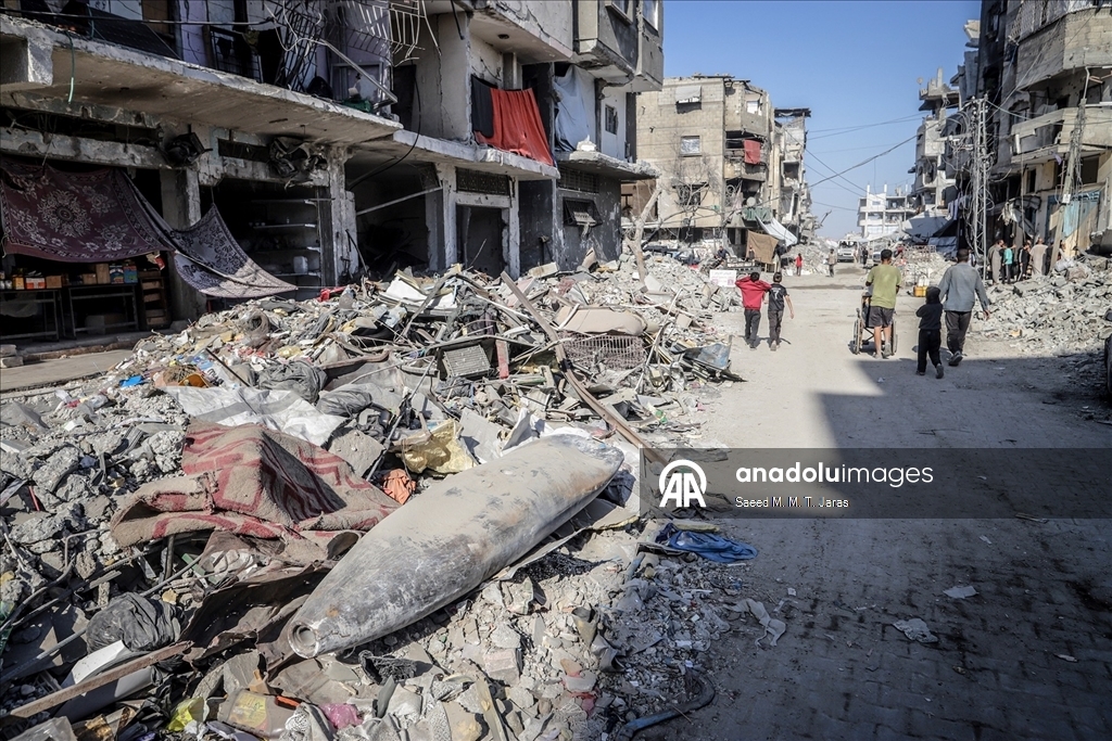 В Газе неразорвавшиеся боеприпасы представляют угрозу 1