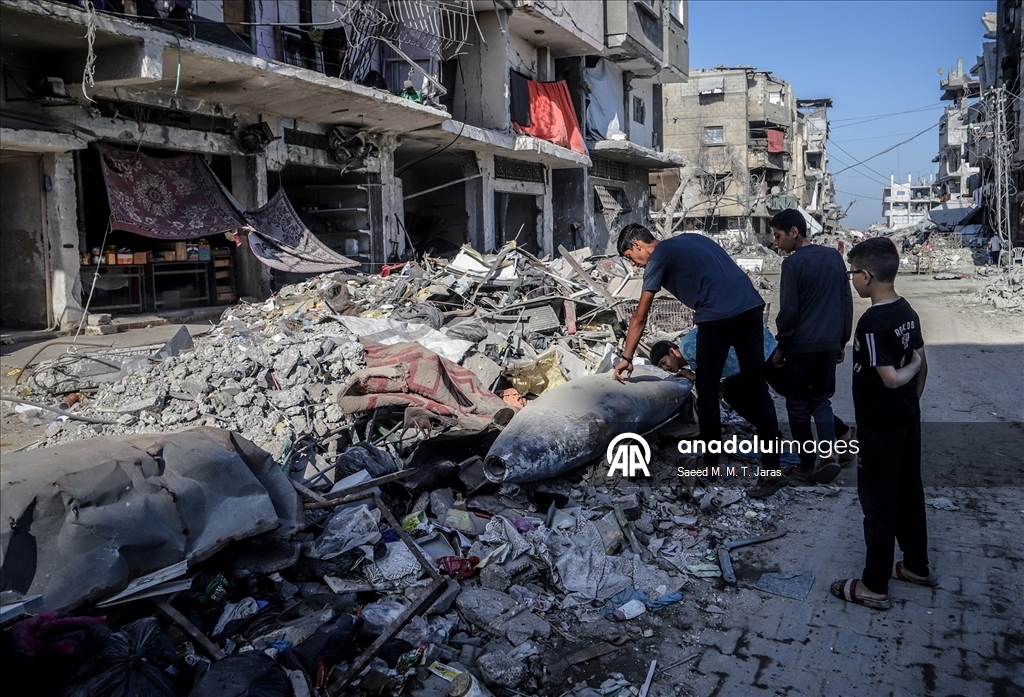 В Газе неразорвавшиеся боеприпасы представляют угрозу 2