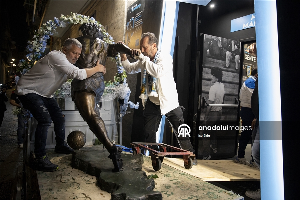 Anniversary of Diego Armando Maradona's birth in Naples