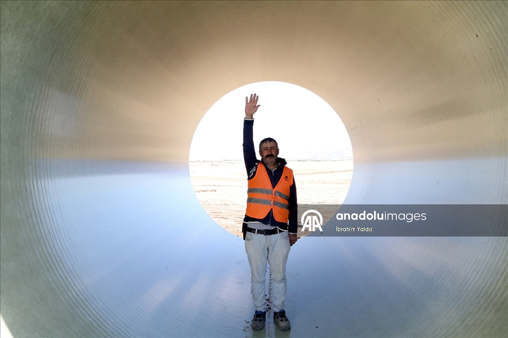 Dev boruların döşendiği Muş Ovası'nda tarım arazileri suya kavuşacak