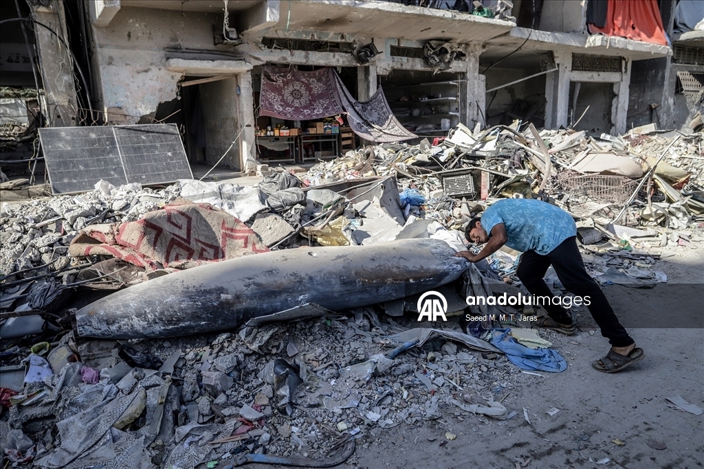 В Газе неразорвавшиеся боеприпасы представляют угрозу 3