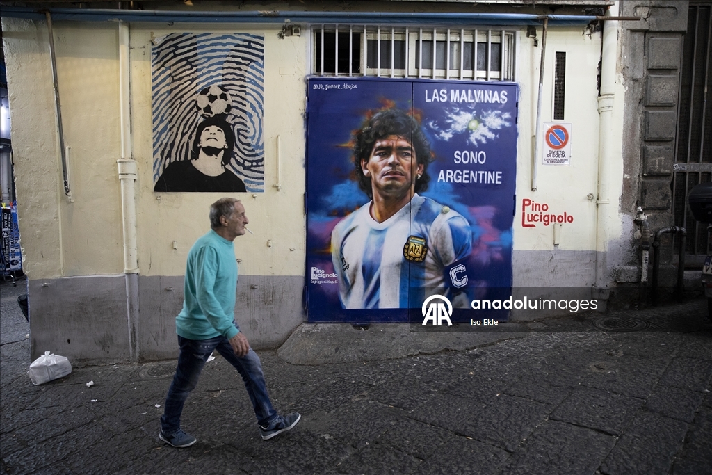 Anniversary of Diego Armando Maradona's birth in Naples