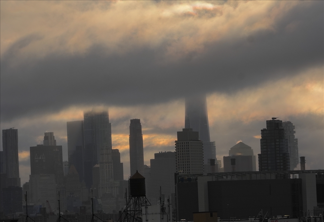 Rainy day in New York City
