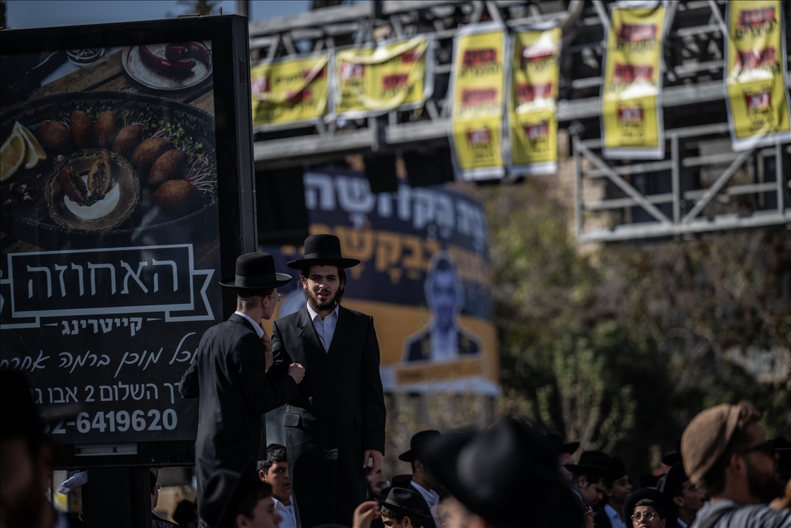 Десятки тысяч ультраортодоксов протестуют против призыва в Иерусалиме