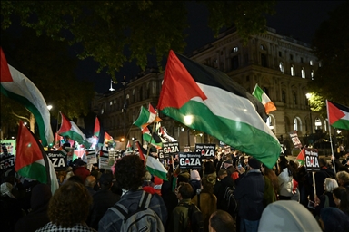 В Лондоне прошла акция против израильских атак на Газу
