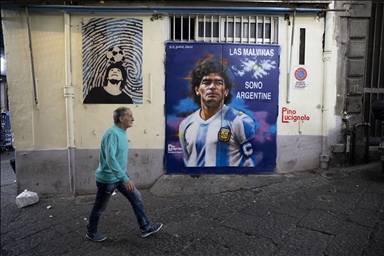 Anniversary of Diego Armando Maradona's birth in Naples