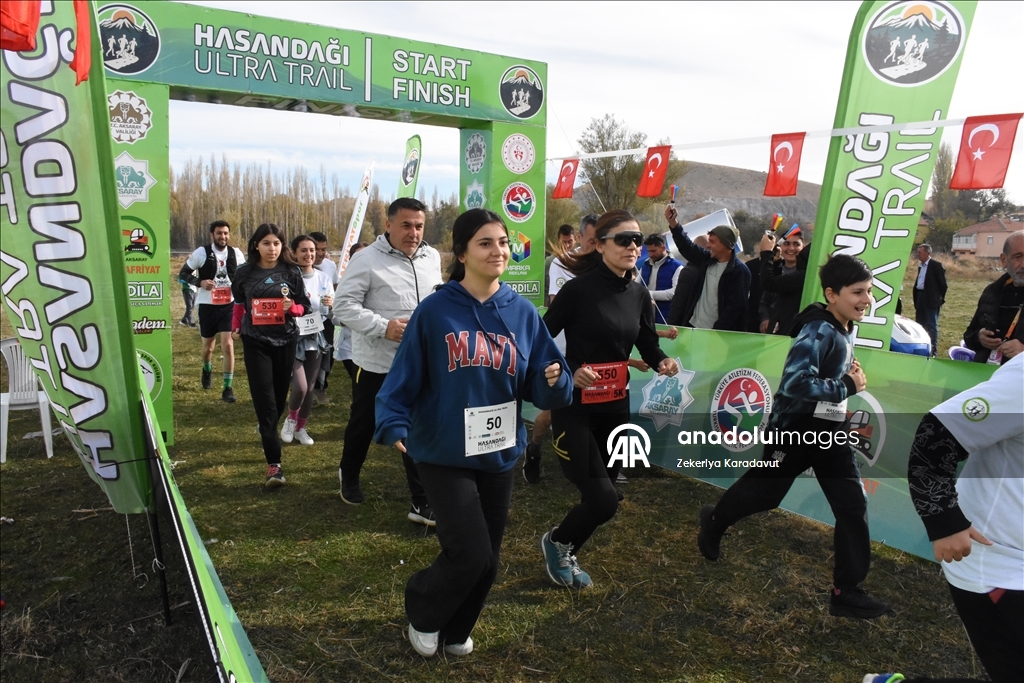 Hasan Dağı Trail koşu etkinliği yapıldı