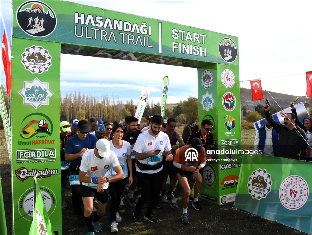 Hasan Dağı Trail koşu etkinliği yapıldı