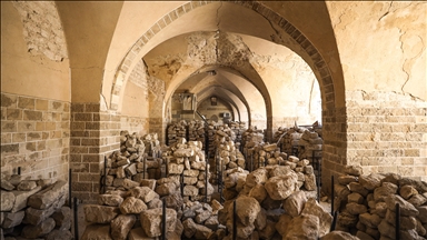 İsrail saldırılarında yıkıma uğrayan Büyük Ömer Camisi