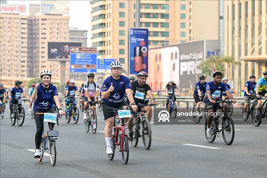 Тысячи любителей велоспорта собрались на мероприятии «Dubai Ride 2025» в Дубае