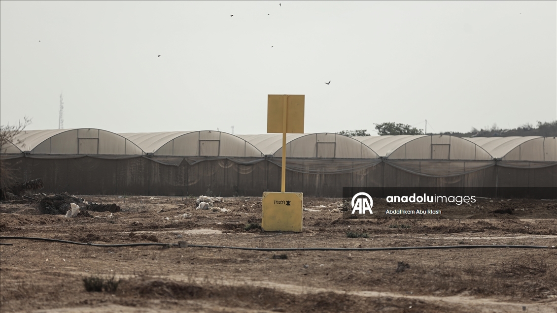 İsrail ordusu Deyr el-Belah’ın doğusundaki tampon bölgede sınır işaretleri koydu