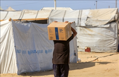 Грузовики с гуманпомощью въезжают в Газу по условиям перемирия