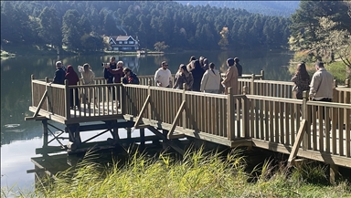 В природном парке Гёльджюк в турецкой провинции Болу наблюдается наплыв посетителей