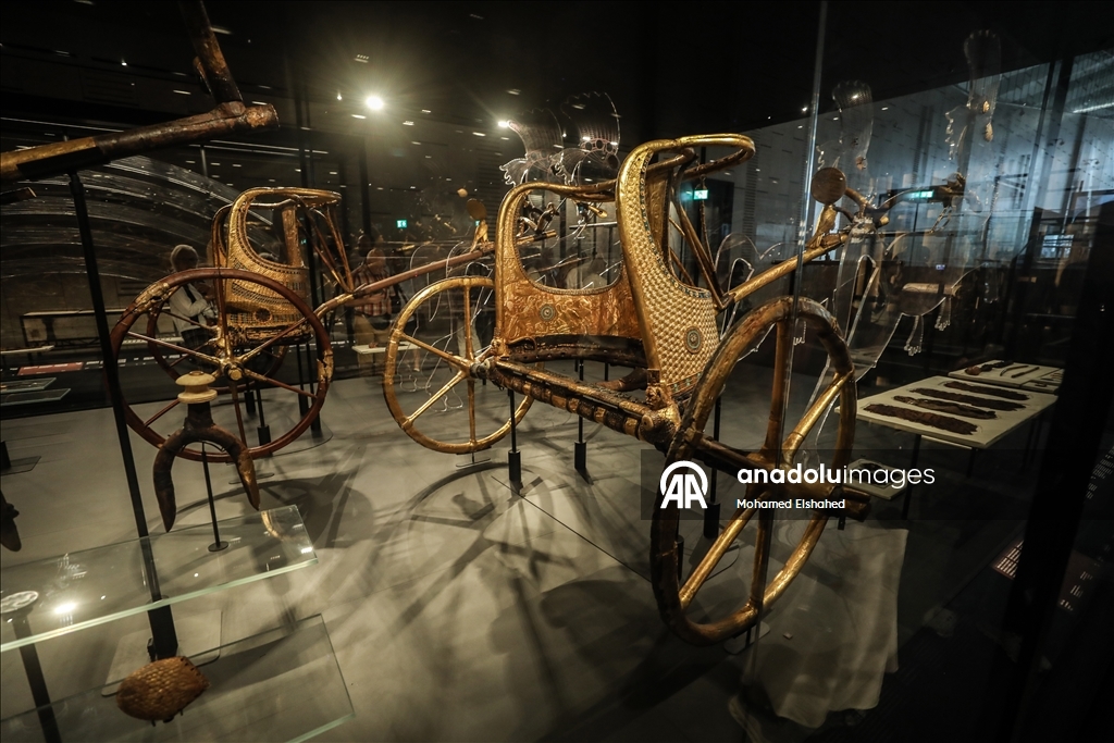 Antik Mısır'ın ünlü firavunlar dönemine ait eserlerin bulunduğu Büyük Mısır Müzesi