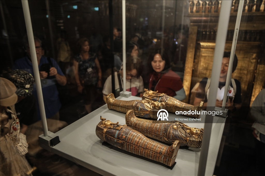 Antik Mısır'ın ünlü firavunlar dönemine ait eserlerin bulunduğu Büyük Mısır Müzesi