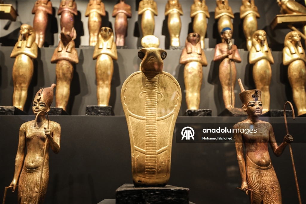 Antik Mısır'ın ünlü firavunlar dönemine ait eserlerin bulunduğu Büyük Mısır Müzesi