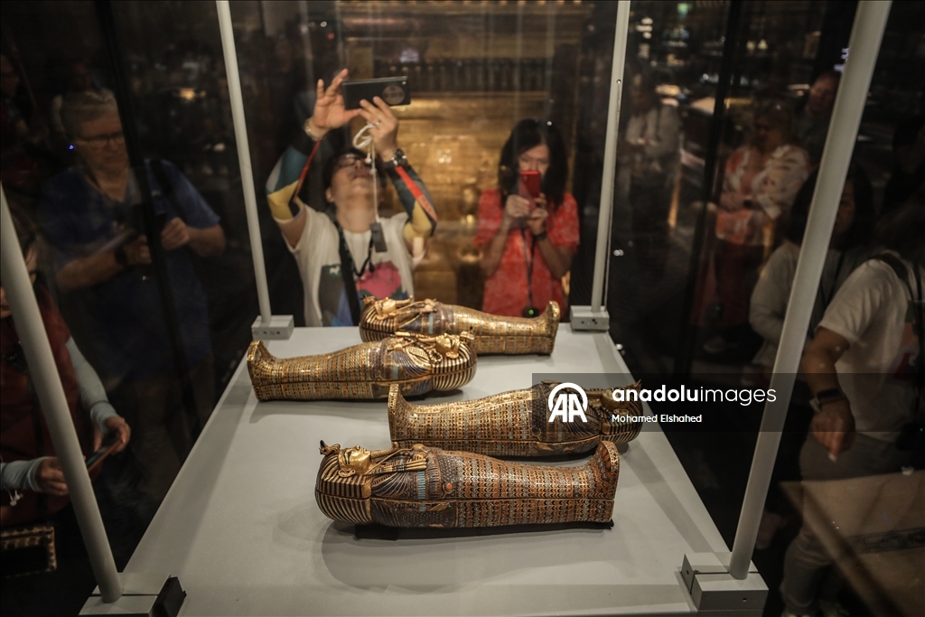 Antik Mısır'ın ünlü firavunlar dönemine ait eserlerin bulunduğu Büyük Mısır Müzesi