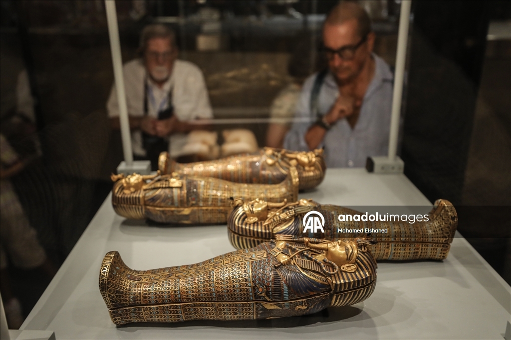 Antik Mısır'ın ünlü firavunlar dönemine ait eserlerin bulunduğu Büyük Mısır Müzesi