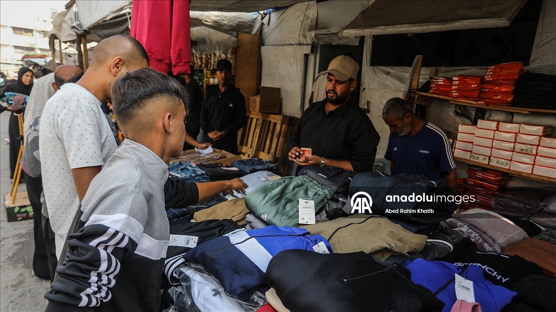 Han Yunus’ta ateşkes sonrası çarşılarda hareketlilik