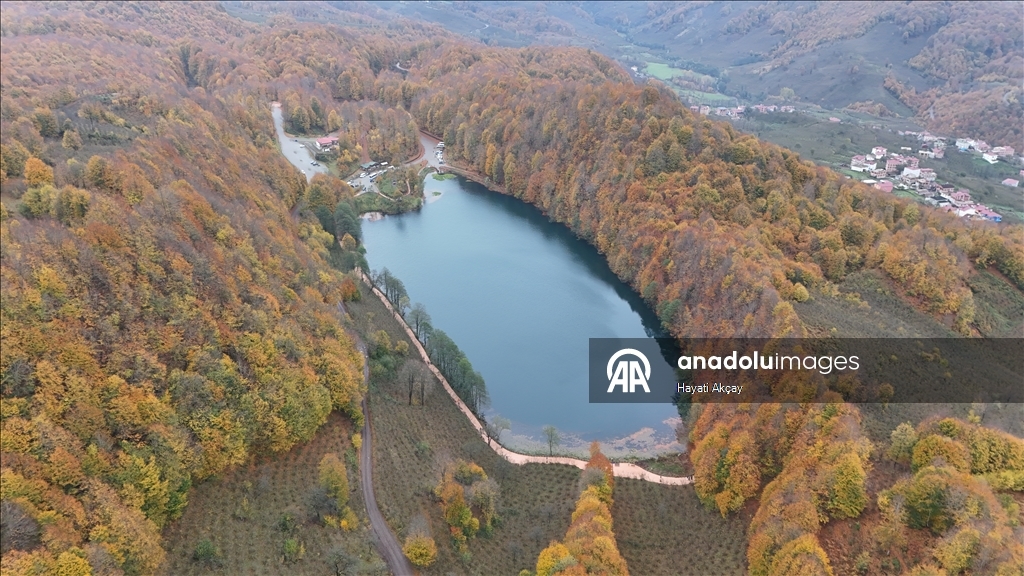 Природный парк Улугёль в турецкой провинции Орду окрасился в осенние краски