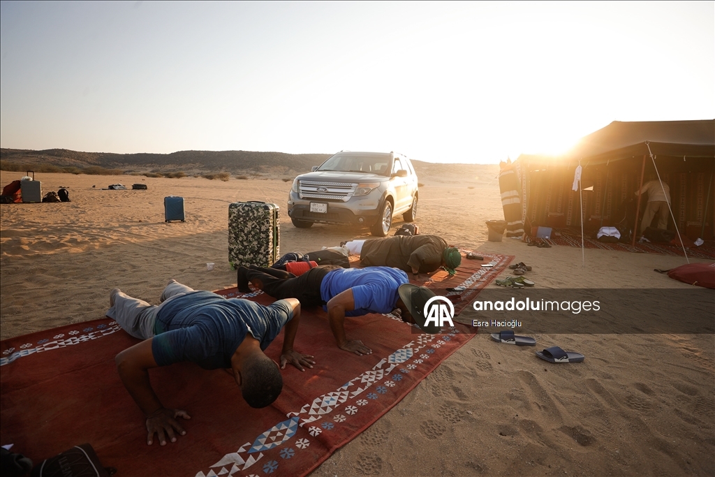 Hicret rotasında manevi yolculuğa çıkan Müslümanlar duygularını anlattı