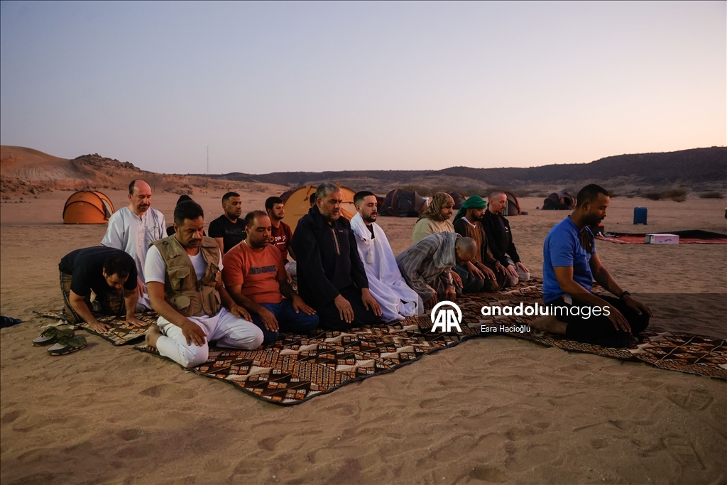 Hicret rotasında manevi yolculuğa çıkan Müslümanlar duygularını anlattı