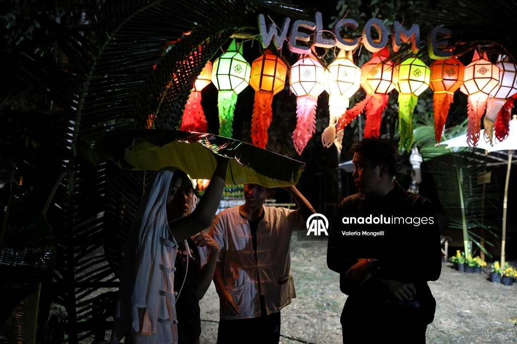 Thai Lantern festival in Chiang Mai