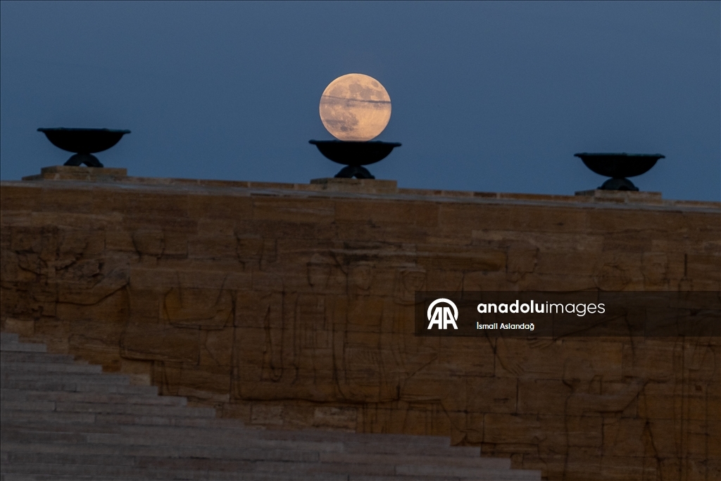 Full moon in Turkish Capital