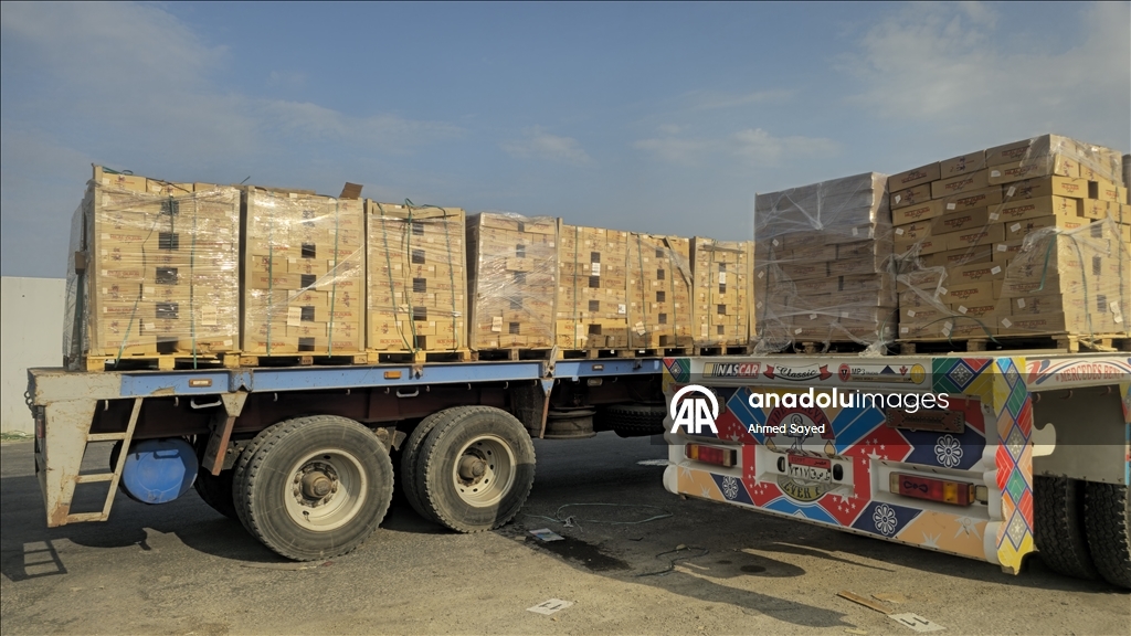 Гуманитарные грузы продолжают поступать в Газу