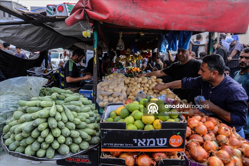 Оживление на рынках Хан-Юнуса после заключения соглашения о прекращении огня