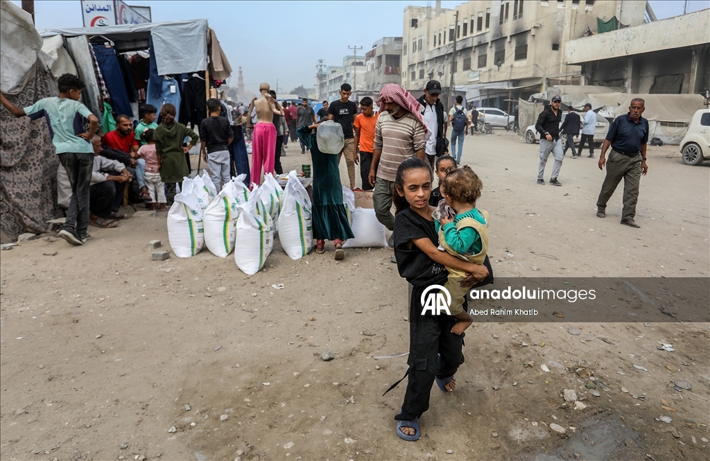Оживление на рынках Хан-Юнуса после заключения соглашения о прекращении огня