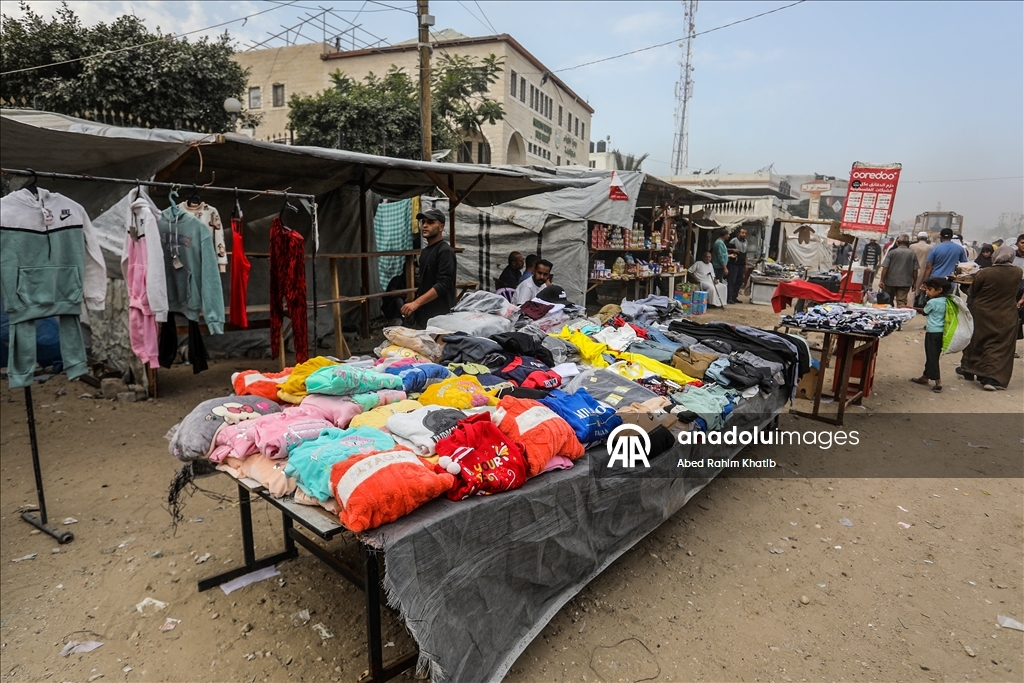 Оживление на рынках Хан-Юнуса после заключения соглашения о прекращении огня