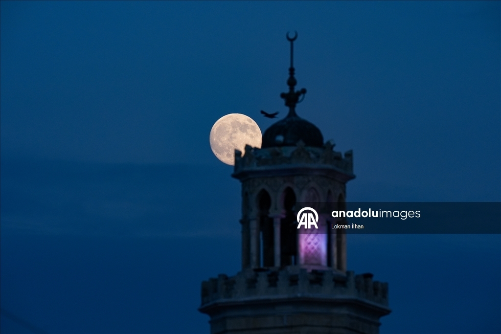 Полная луна создала живописные виды 6